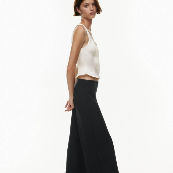 BNWT Aritzia Wilfred Roseland Black Bustier Size Small - Picture 4 of 9